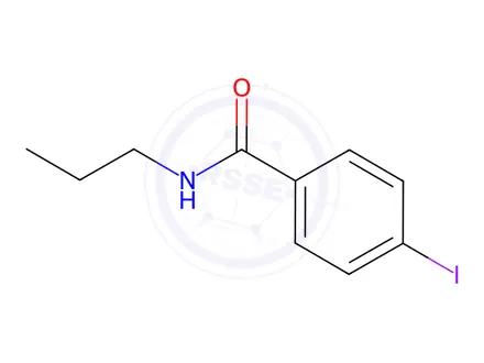 Chemical structure of 4-Iodo-N-propylbenzamide