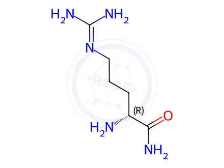 Chemical structure of D-Argininamide Dihydrochloride