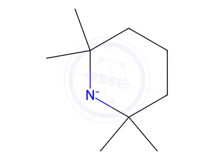 Chemical structure of 2,2,6,6-Tetramethylpiperidinylzinc chloride lithium chloride complex solution, 1.0 M in THF