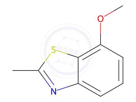 Chemical structure of Benzothiazole, 7-methoxy-2-methyl-(9CI)
