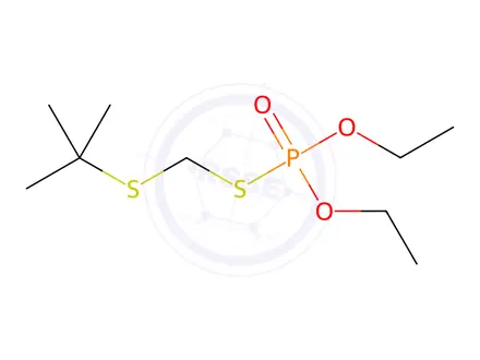 Chemical structure of Terbufos Impurity 3 (Terfuboxon)