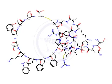 Chemical structure of Somatostatin-25