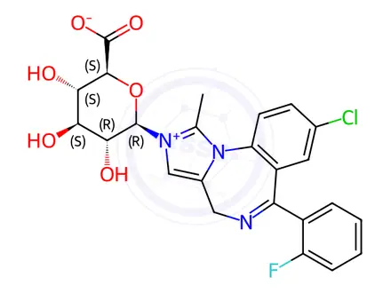 Chemical structure of Midazolam Impurity 47