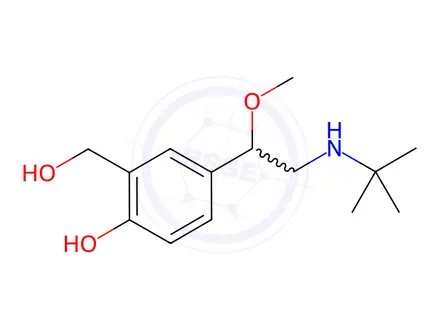Chemical structure of Albuterol EP Impurity A
