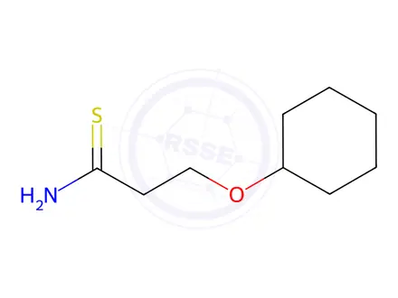 Chemical structure of 3-(Cyclohexyloxy)propanethioamide
