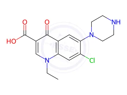 Chemical structure of Norfloxacin Impurity E
