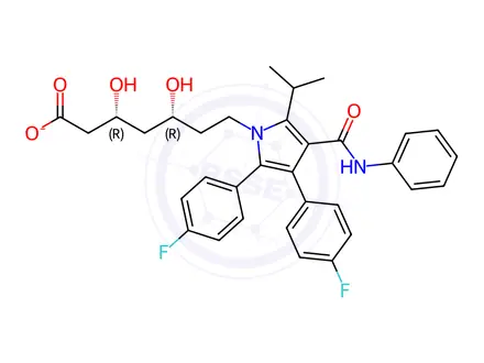 Chemical structure of Atorvastatin EP Impurity C (Na Salt)