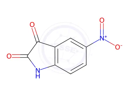 Chemical structure of Isatin Impurity 14 (5-Nitroisatin)