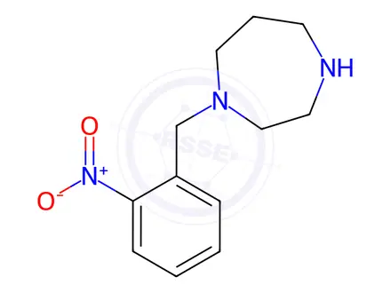 Chemical structure of 1-[(2-Nitrophenyl)methyl]-1,4-diazepane