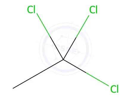 Chemical structure of 1,1,1-Trichloroethane