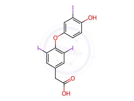 Chemical structure of Levothyroxine Impurity C