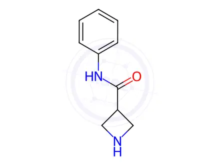 Chemical structure of Azetidine-3-carboxylic acid (3-methoxy-phenyl)-amide hydrochloride