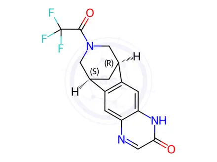 Chemical structure of Varenicline Impurity 77