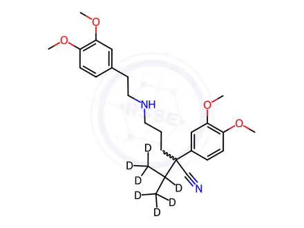Chemical structure of Norverapamil-d7