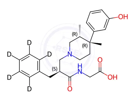Chemical structure of Alvimopan-d5