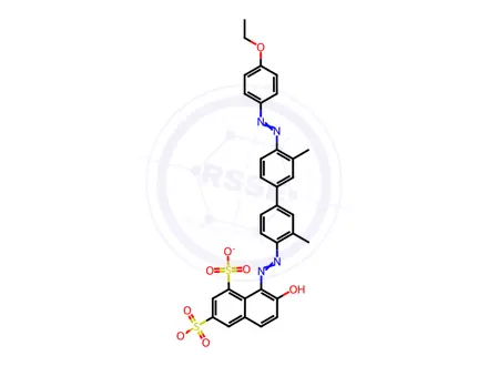 Chemical structure of Direct Red 39