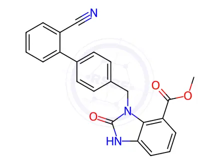 Chemical structure of Azilsartan impurity I