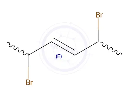 Chemical structure of 2,5-Dibromohex-3-ene
