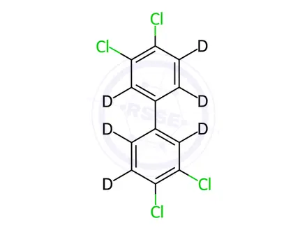 Chemical structure of PCB 77-[D6]
