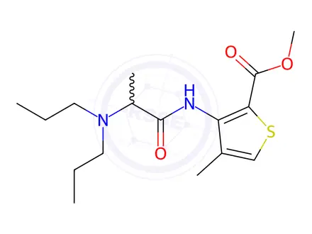 Chemical structure of Articaine Impurity 8 (Articaine EP Impurity H)
