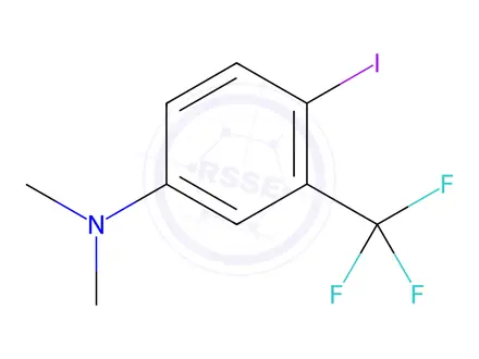 Chemical structure of 4-Iodo-N,N-dimethyl-3-(trifluoromethyl)aniline
