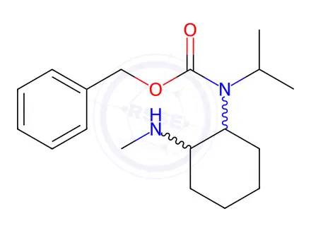Chemical structure of Benzyl isopropyl(2-(methylamino)cyclohexyl)carbamate