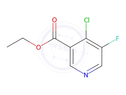 Chemical structure of Ethyl 4-chloro-5-fluoronicotinate