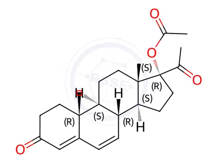 Chemical structure of Chlormadinone acetate Impurity 11(Chlormadinone acetate EP Impurity K)