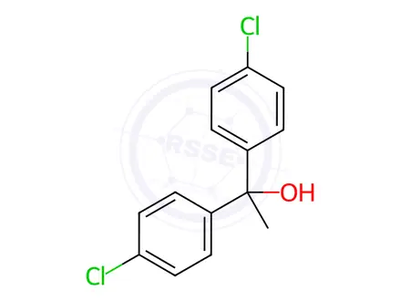 Chemical structure of 1,1-Bis(4-chlorophenyl)ethanol