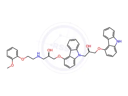 Chemical structure of Carvedilol Impurity ED
