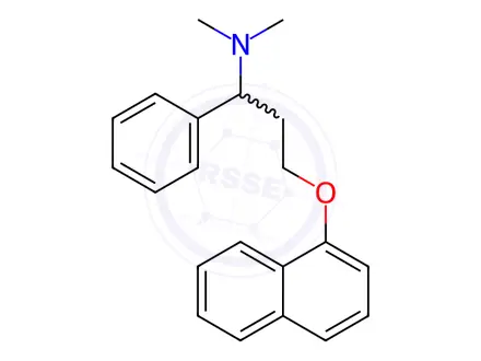 Chemical structure of Racemic Dapoxetine Hydrochloride