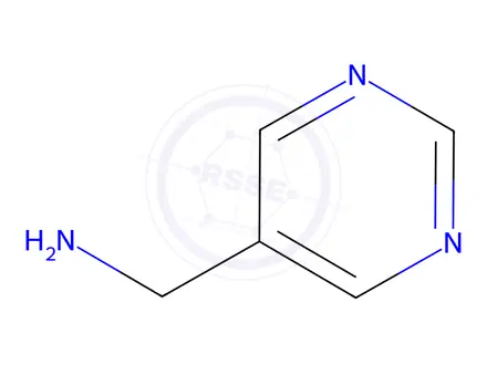Chemical structure of 5-Pyrimidinemethanamine