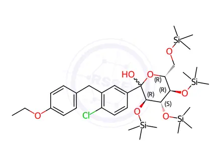 Chemical structure of Dapagliflozin Impurity 261