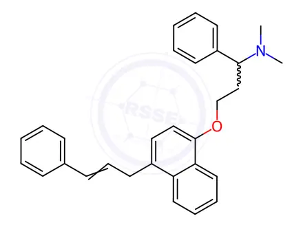 Chemical structure of Dapoxetine impurity 17
