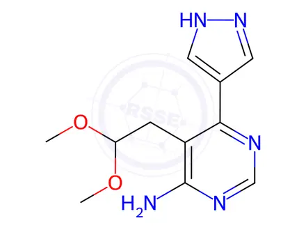 Chemical structure of Ruxolitinib Phosphate Impurity 179
