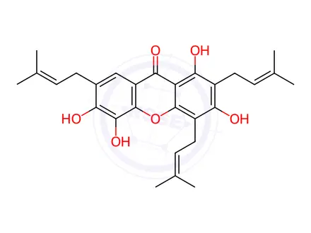 Chemical structure of Xanthone Impurity 105