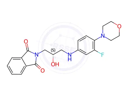 Chemical structure of Linezolid Impurity 34