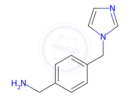 Chemical structure of [4-(1h-Imidazol-1-ylmethyl)benzyl]amine Dihydrochloride