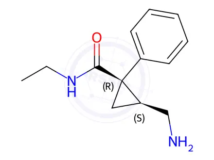 Chemical structure of Milnacipran Hydrochloride Impurity 51 (Mixture of Enantiomers)