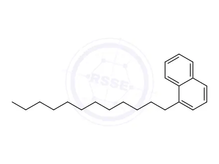 Chemical structure of 1-Dodecylnaphthalene