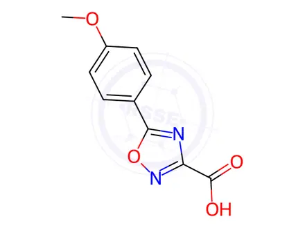 Chemical structure of 5-(4-METHOXYPHENYL)-1,2,4-OXADIAZOLE-3-CARBOXYLIC ACID