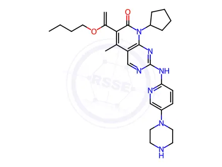 Chemical structure of Palbociclib Impurity 32
