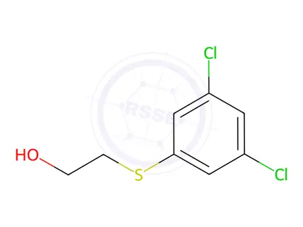 Chemical structure of 2-((3,5-Dichlorophenyl)thio)ethan-1-ol