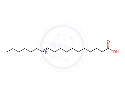Chemical structure of Vaccenic acid(trans-11)(C18:1T)