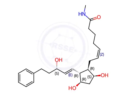 Chemical structure of Bimatoprost Impurity 5