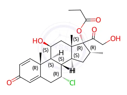 Chemical structure of Alclometasone Dipropionate Impurity 4