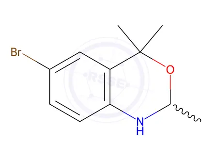 Chemical structure of 6-BROMO-2,4,4-TRIMETHYL-2,4-DIHYDRO-1H-BENZO[D][1,3]OXAZINE