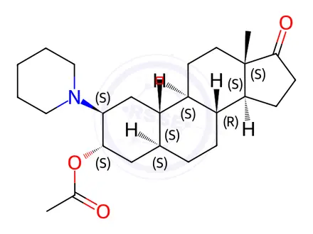 Chemical structure of Vecuronium Bromide EP Impurity F