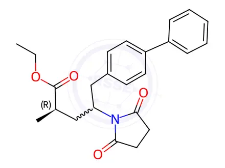 Chemical structure of LCZ696(valsartan + sacubitril) Impurity 9