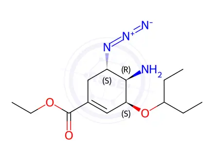 Chemical structure of Oseltamivir Impurity 31
